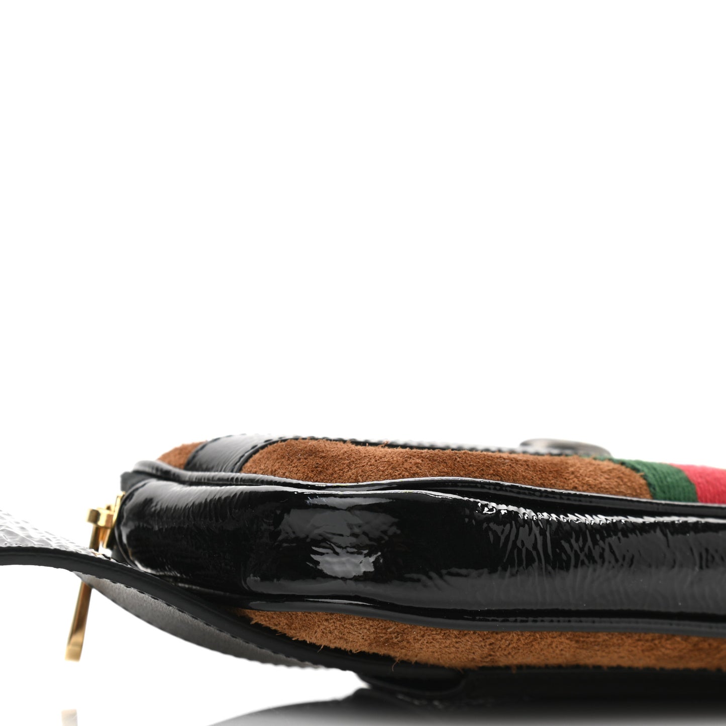 Suede Patent Ophidia Belted iPhone Case 105 42 Nocciola Black