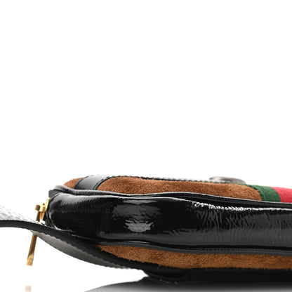Gucci Suede Patent Ophidia Belted iPhone Case 105 42 Nocciola Black 9 of 10
