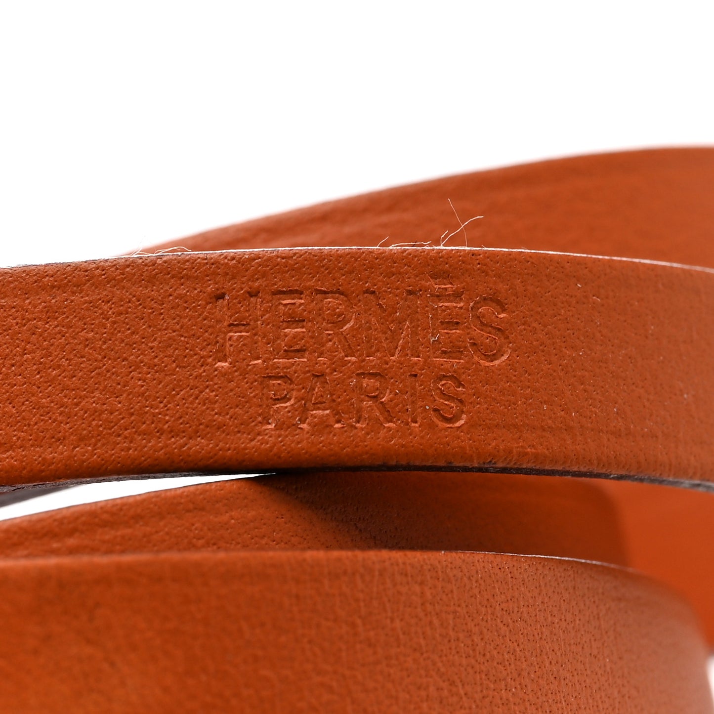 Chamonix Hapi 3MM Triple Tour Wrap Bracelet Orange