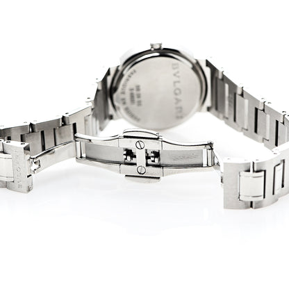 Bulgari Stainless Steel Pink Mother of Pearl 26mm Quartz Watch 5 of 6