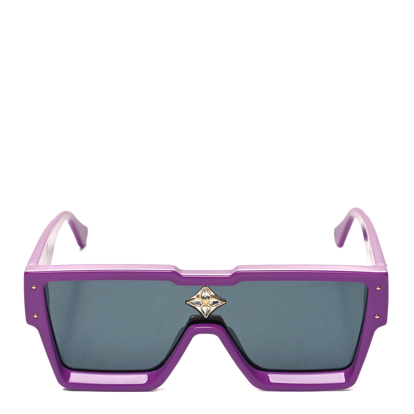 Acetate Swarovski Crystal Cyclone Sunglasses Z1641W Purple