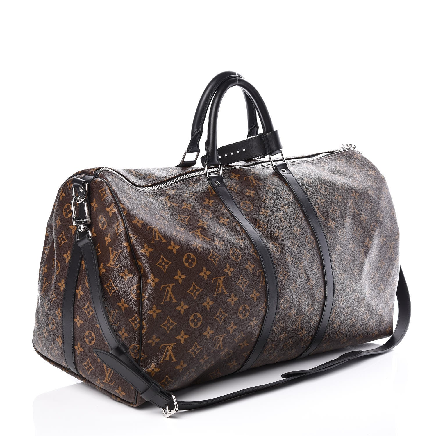 Louis Vuitton Monogram Macassar Keepall Bandouliere 55 3 of 10