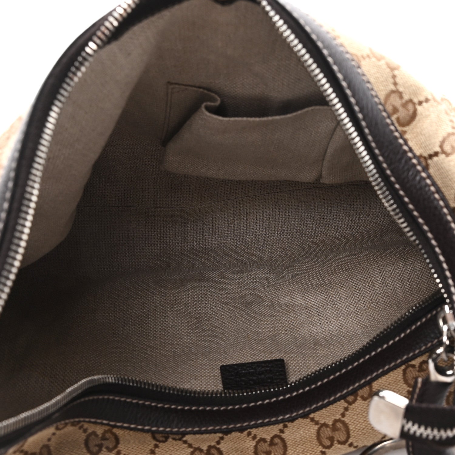 Gucci Monogram Medium Icon Bit Hobo Dark Brown 5 of 10