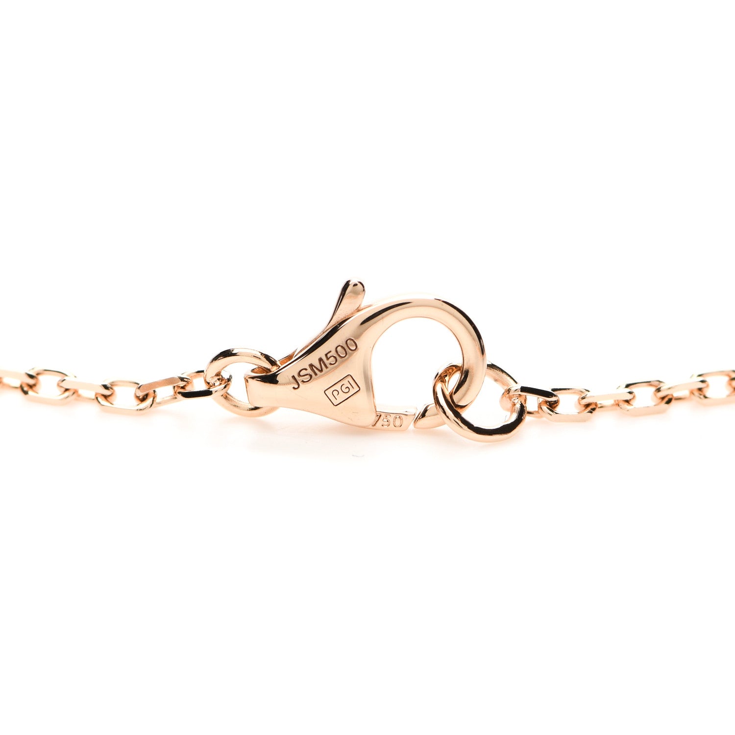 Cartier 18K Pink Gold Diamond Interlocking LOVE Paved Necklace 4 of 6