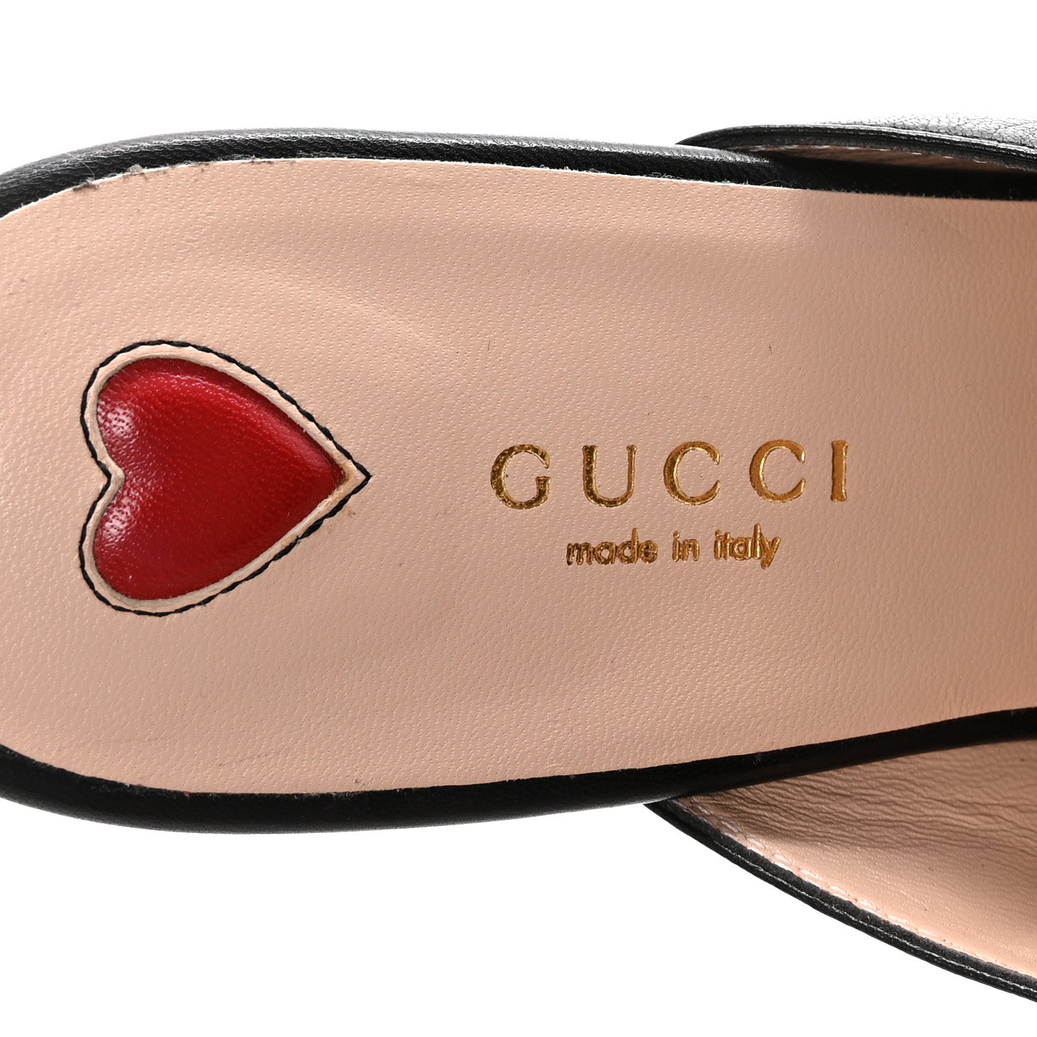 Gucci Malaga Kid Web Womens Princetown Slippers 36.5 Black 8 of 9