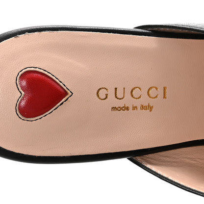 Gucci Malaga Kid Web Womens Princetown Slippers 36.5 Black 8 of 9