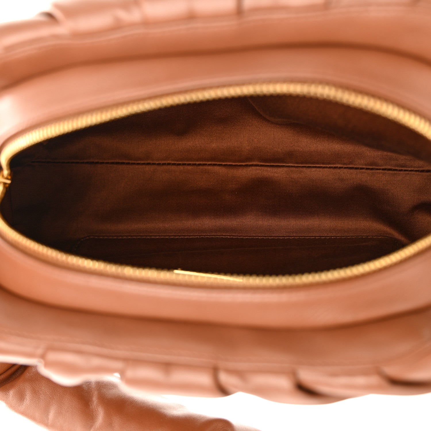 Miu Miu Nappa Knot Top Handle Shoulder Bag Cognac 5 of 11