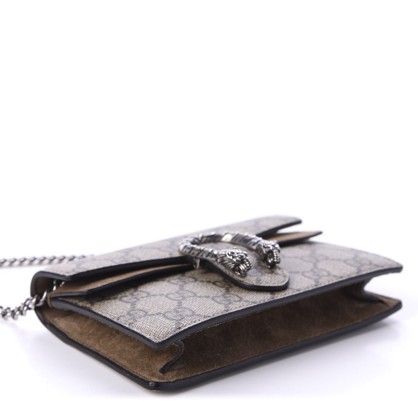 GG Supreme Monogram Super Mini Dionysus Shoulder Bag Taupe