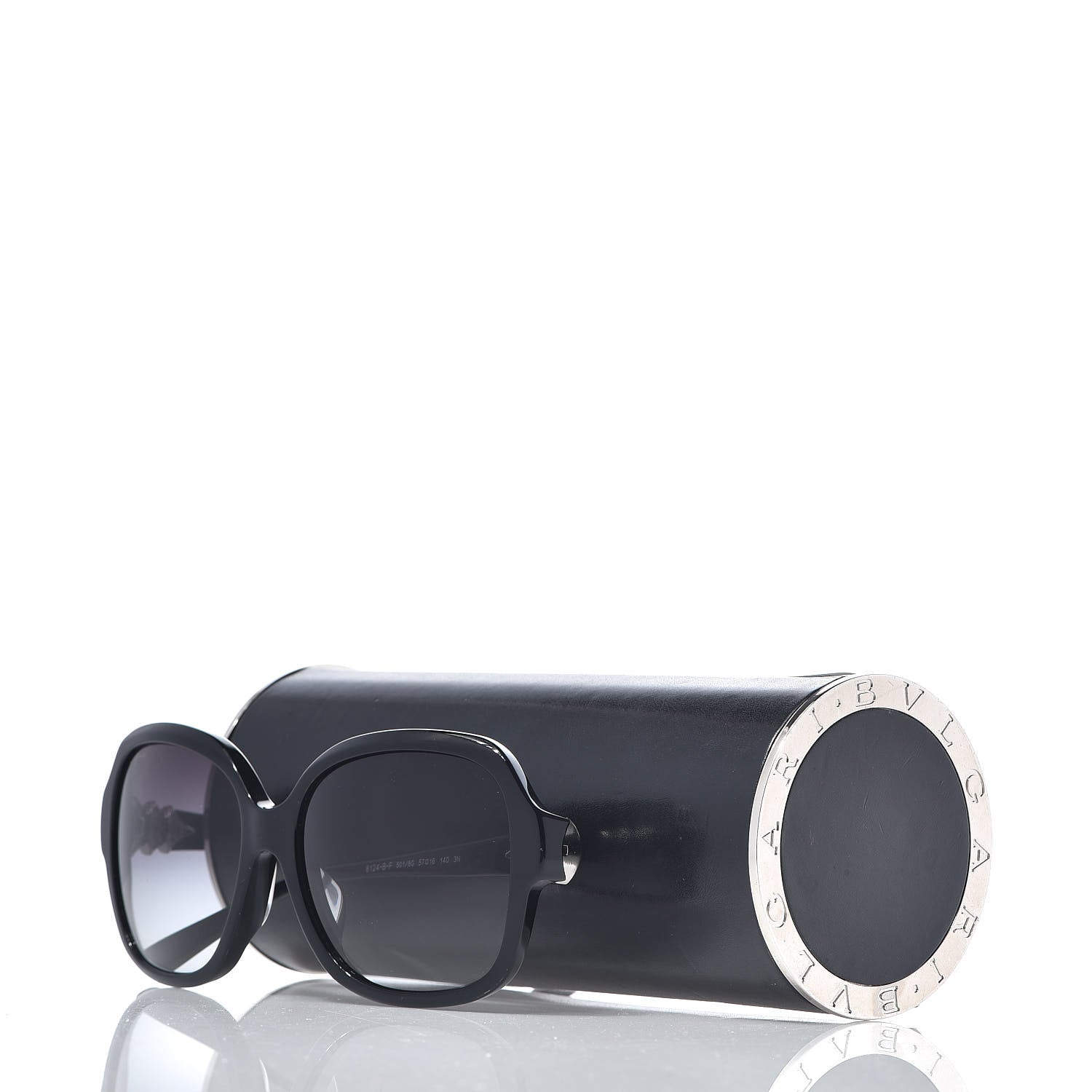 Bulgari Oversized Sunglasses 8124-B Black 8 of 8