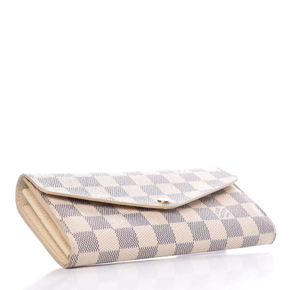 Louis Vuitton Damier Azur Sarah Wallet NM 4 of 10