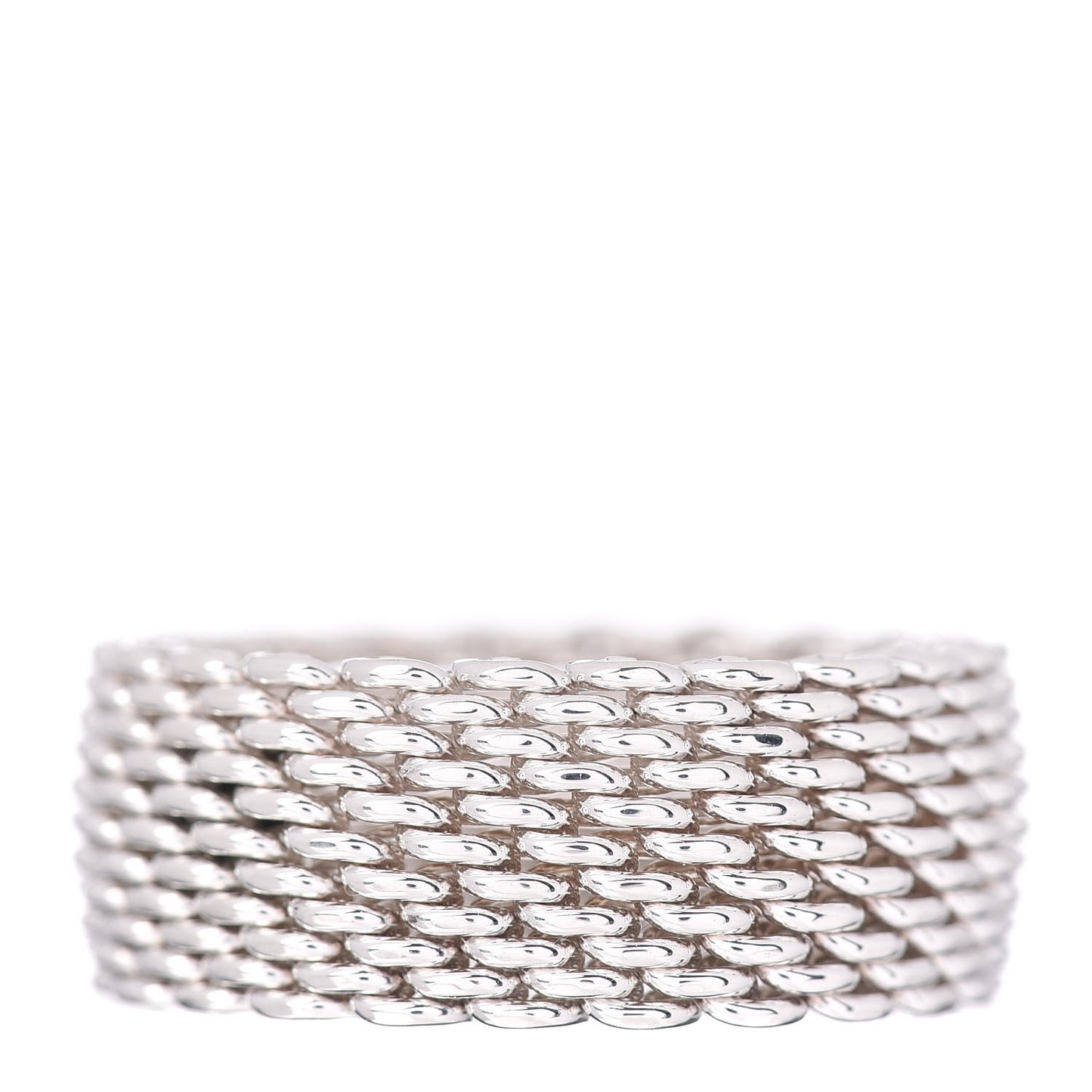 Sterling Silver Somerset Mesh Ring 60 9