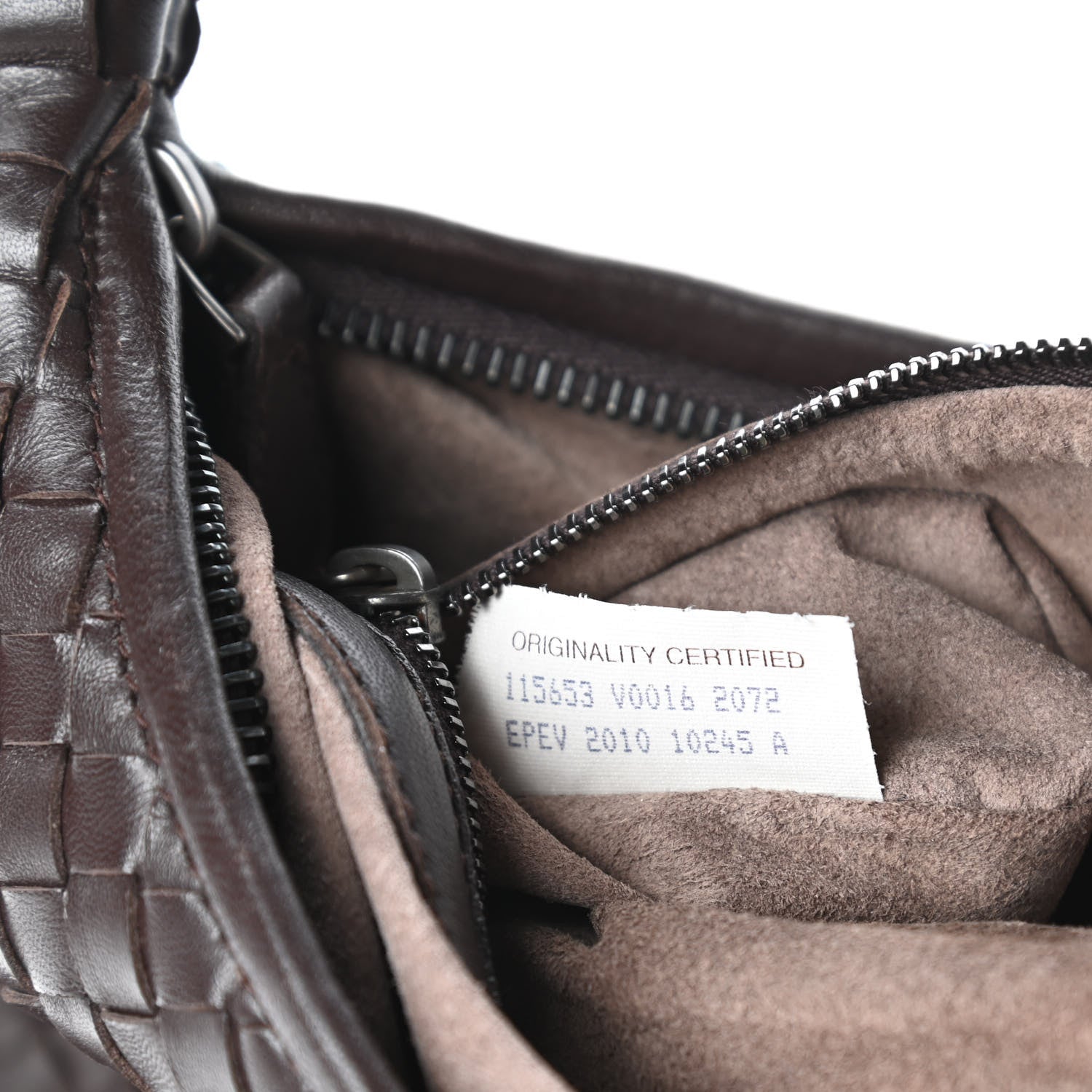 Bottega Veneta Nappa Intrecciato Medium Veneta Hobo Ebano 9 of 10