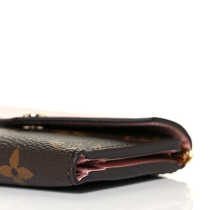 Louis Vuitton Monogram Zoe Wallet Rose Ballerine 8 of 9
