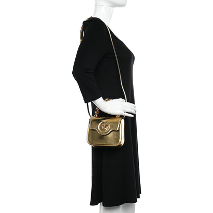 Versace Metallic Calfskin Mini La Medusa Bag Gold 2 of 9