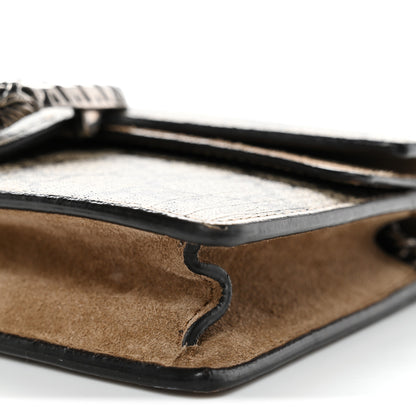 Gucci GG Supreme Monogram Super Mini Dionysus Shoulder Bag Taupe 9 of 10