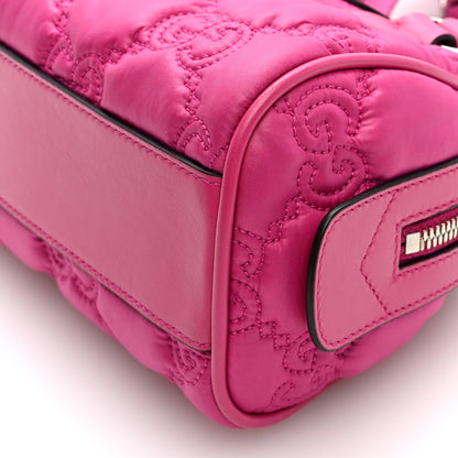 Gucci Nylon Calfskin Enamel GG Matelasse Mini Bowler Bag Lovely 9 of 9