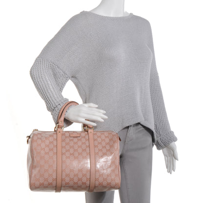 Gucci Crystal Monogram Joy Medium Boston Pink 2 of 9