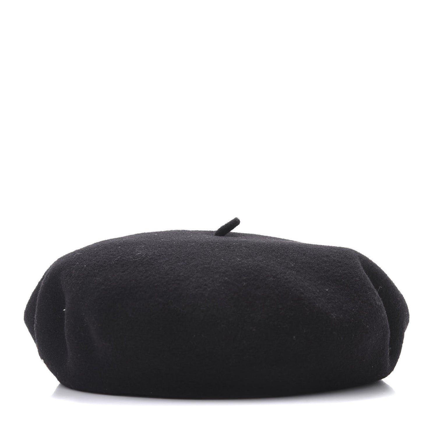 Merino Wool Clou De Sel Bonnie Beret 58 Black