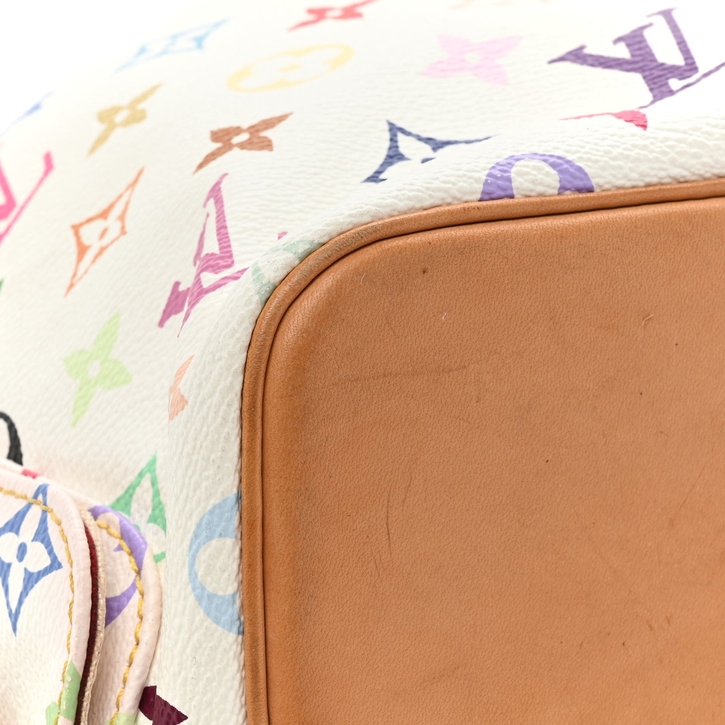 Monogram Multicolor Petit Noe White