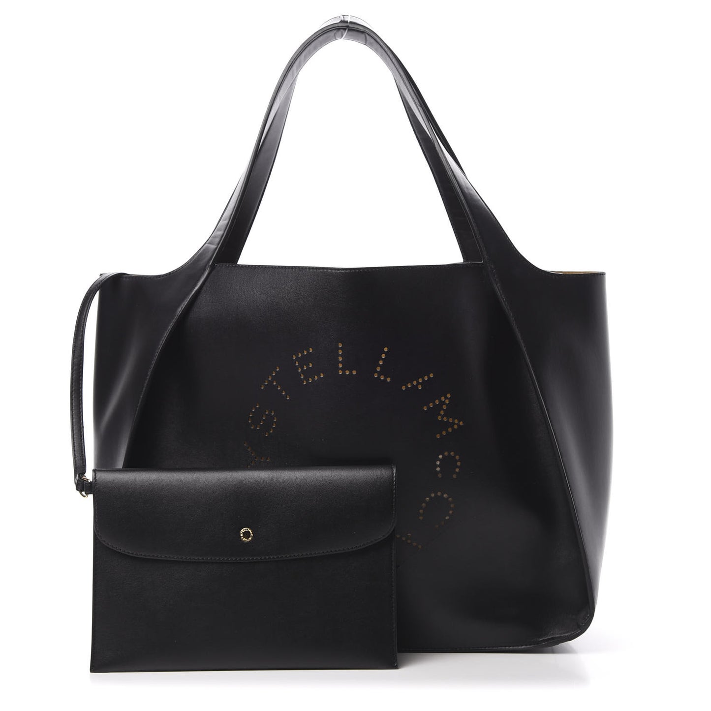Eco Alter Nappa East West Perforated Tote Black