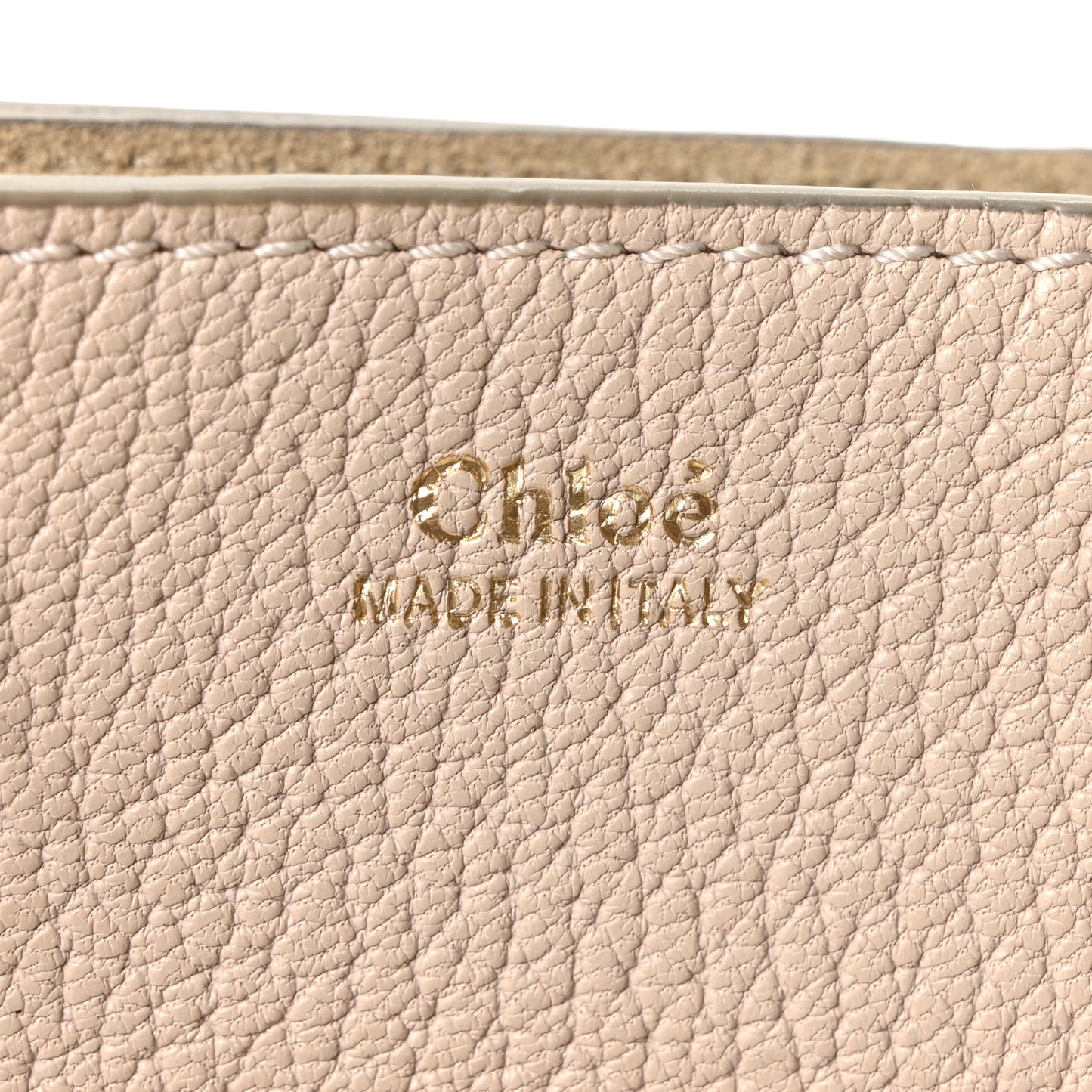 Grained Lambskin Mini Drew Shoulder Bag Abstract White