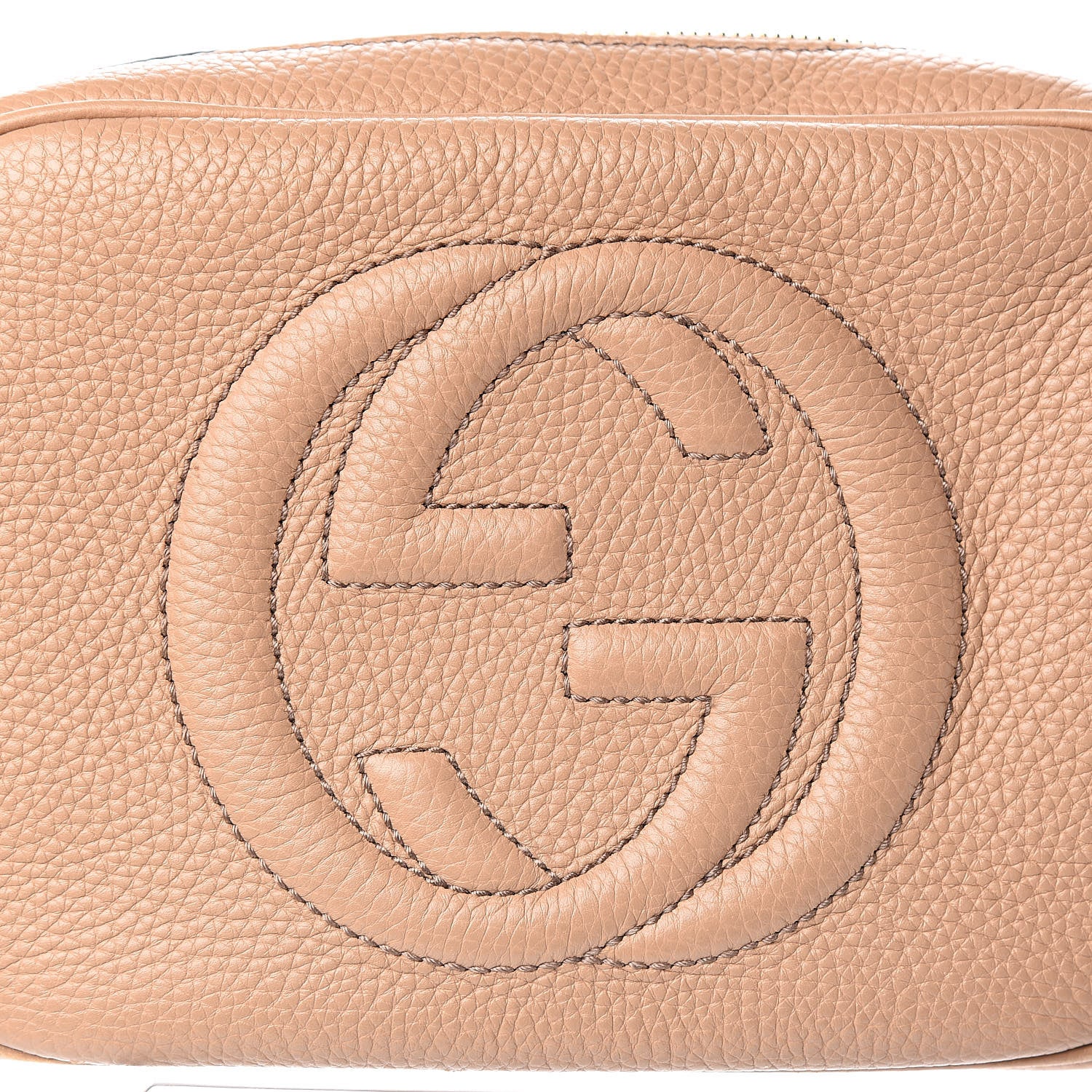 Gucci Pebbled Calfskin Small Soho Disco Bag Rose Beige 10 of 10