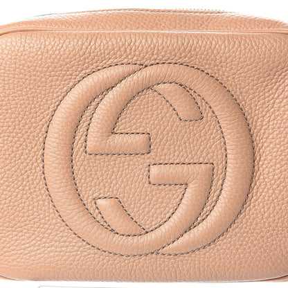 Gucci Pebbled Calfskin Small Soho Disco Bag Rose Beige 10 of 10