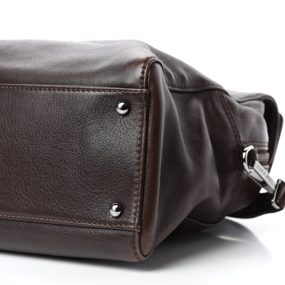 Chanel Calfskin CC Bowler Brown 7 of 12