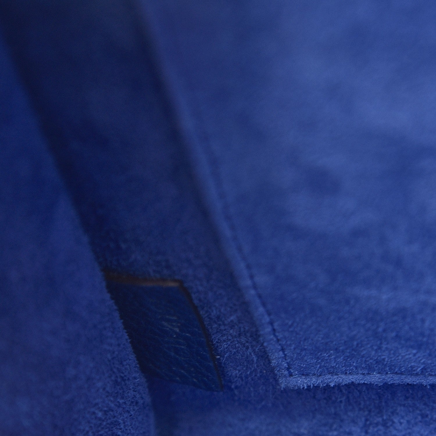 Celine Drummed Calfskin Nano Luggage Indigo 8 of 10