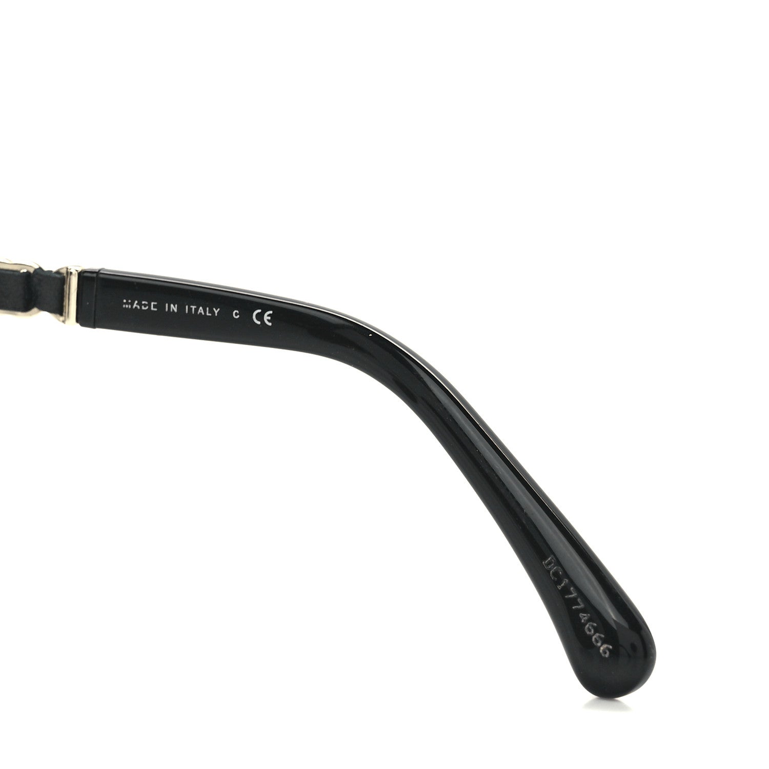 Chanel Metal Calfskin Round Chain Sunglasses 4265-Q Black 6 of 8
