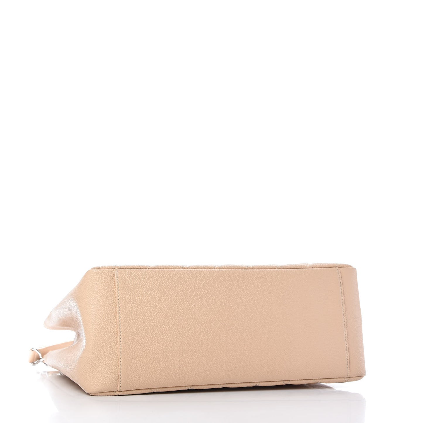 Caviar Quilted Grand Shopping Tote GST Beige Clair
