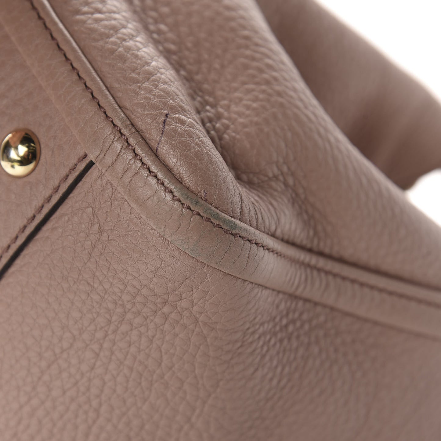 Pebbled Calfskin Small Soho Shoulder Bag Light Pink