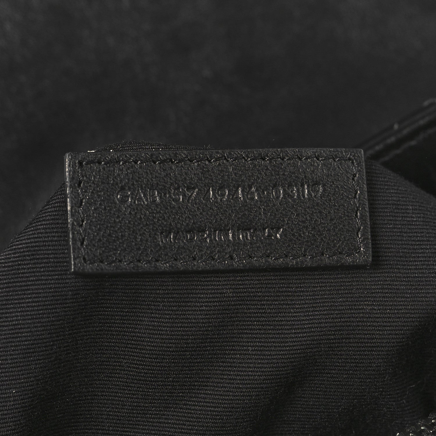 Saint Laurent Calfskin Y Quilted Monogram Monochrome Medium Loulou Chain Satchel Black 7 of 10