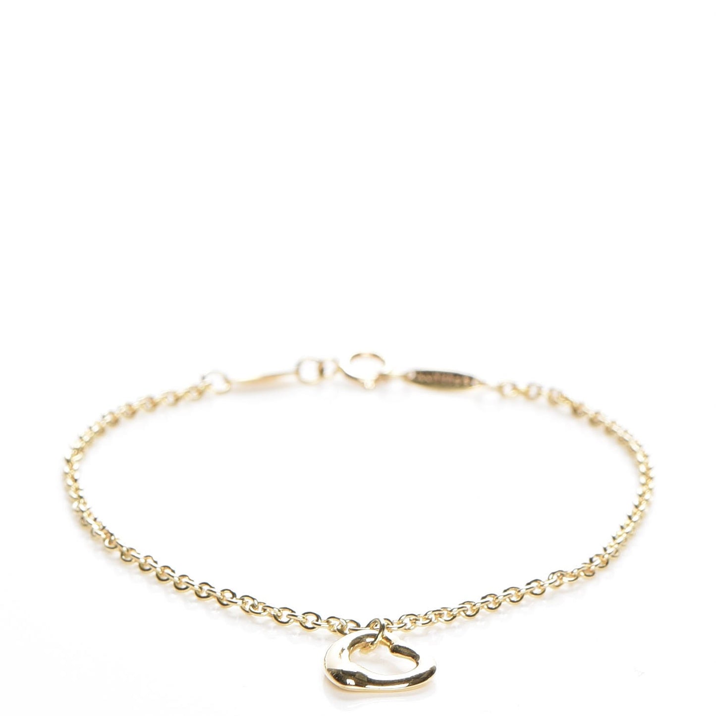 18K Yellow Gold Elsa Peretti Open Heart Bracelet