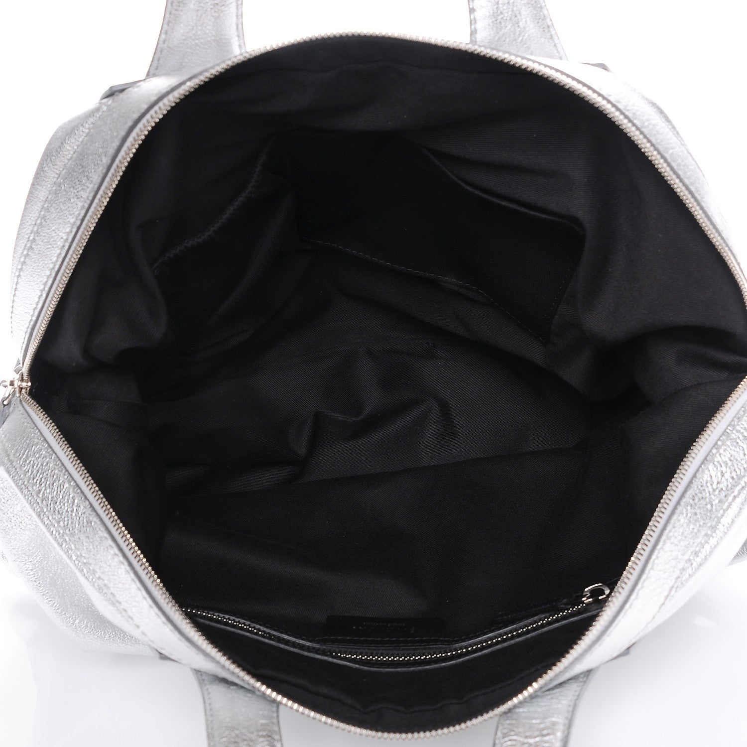 Givenchy Metallic Calfskin Medium Nightingale Silver 6 of 8