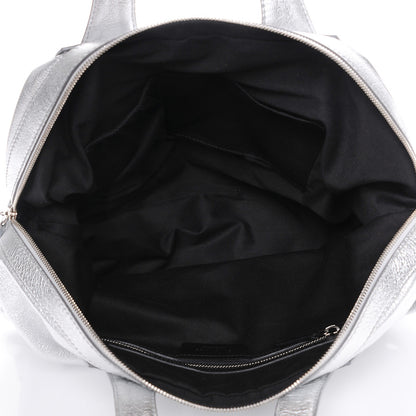 Givenchy Metallic Calfskin Medium Nightingale Silver 6 of 8