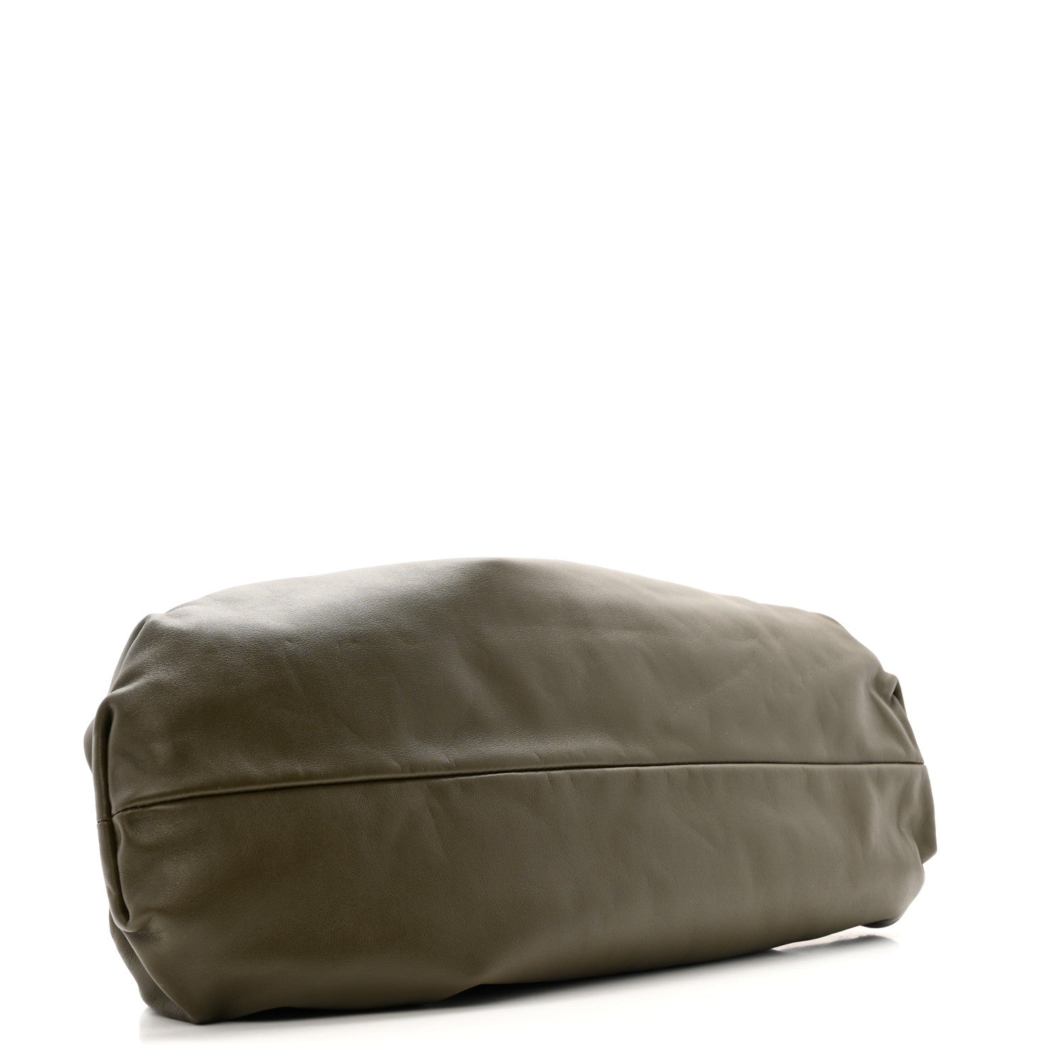 Bottega Veneta Smooth Butter Calf The Pouch Oversized Clutch Kaki Fondent 4 of 9