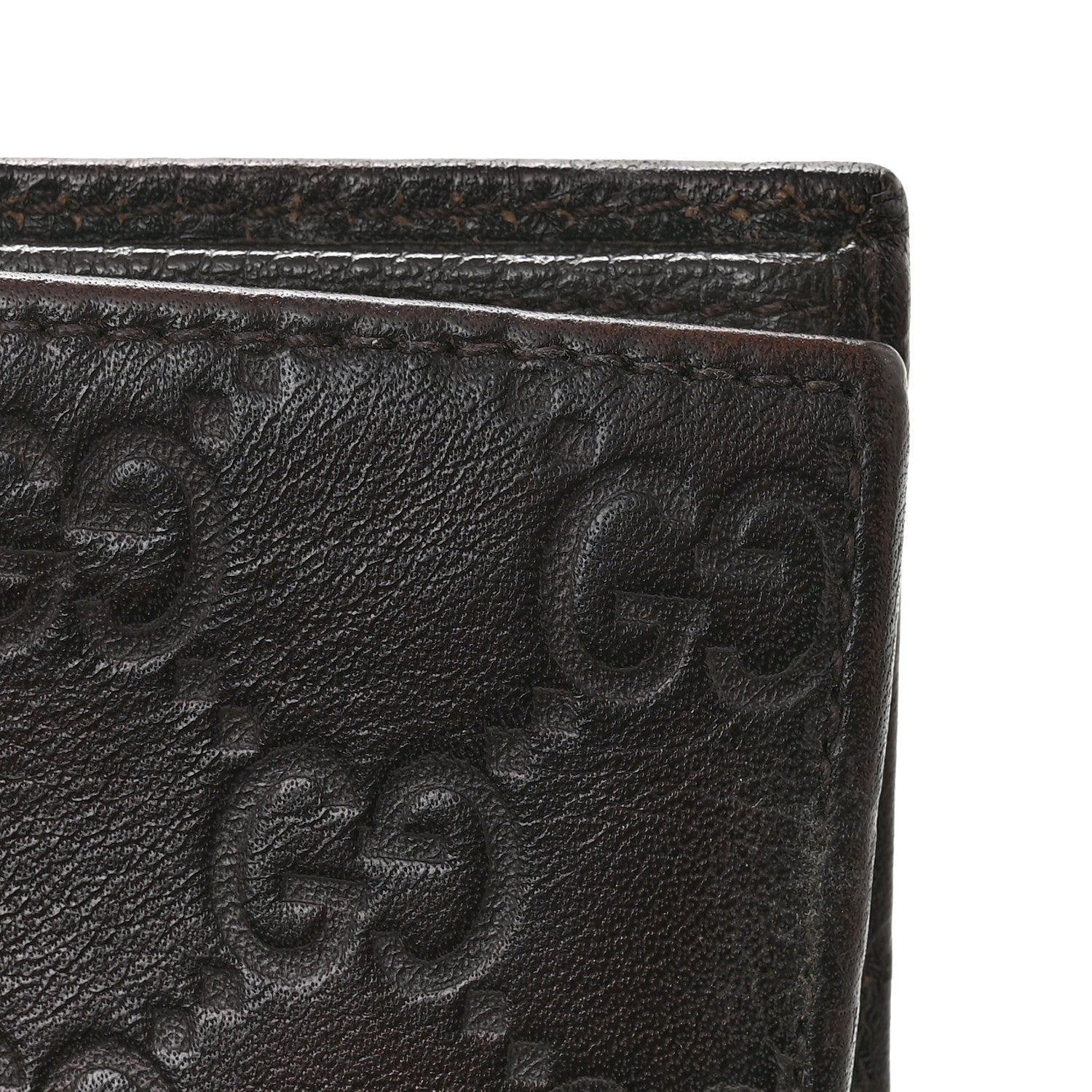 Gucci Guccissima Bi-Fold Wallet Brown 8 of 10
