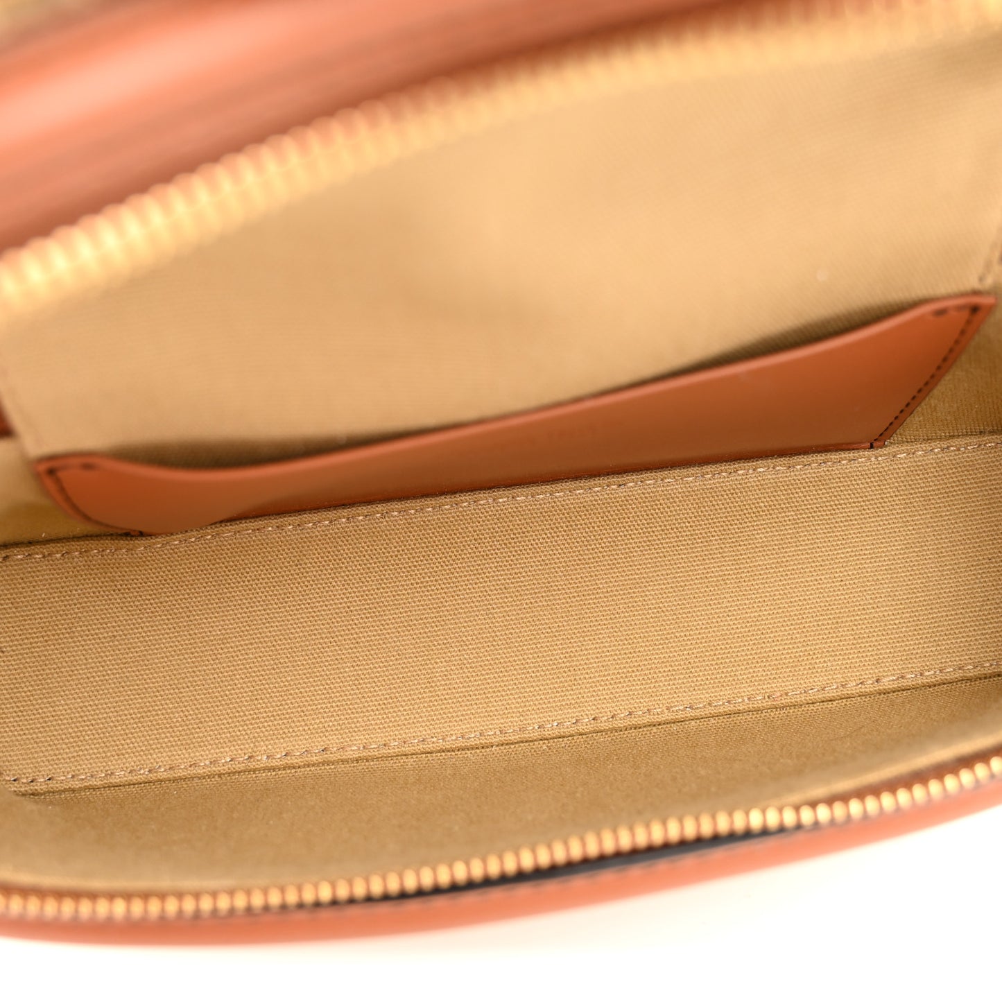 Nappa Jute Intrecciato Bang Bang Vanity Case Cane Sugar Light Wood