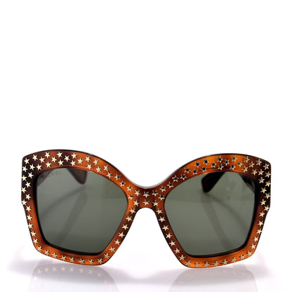 Gucci Square Frame Star Sunglasses GG 3870/S Light Tortoiseshell 2 of 7