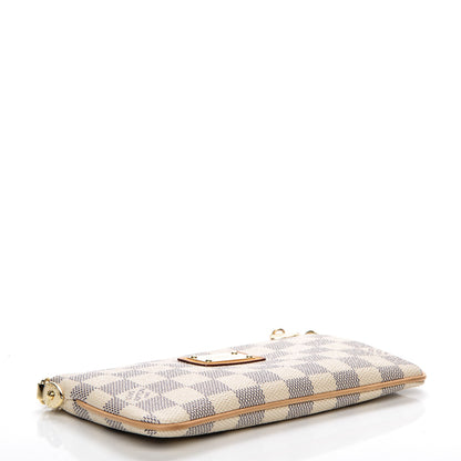 Louis Vuitton Damier Azur Pochette Milla MM 4 of 7