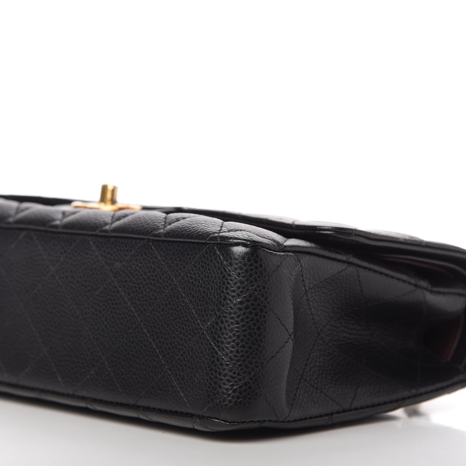 Chanel Caviar Quilted Medium Double Flap Black 7 of 10