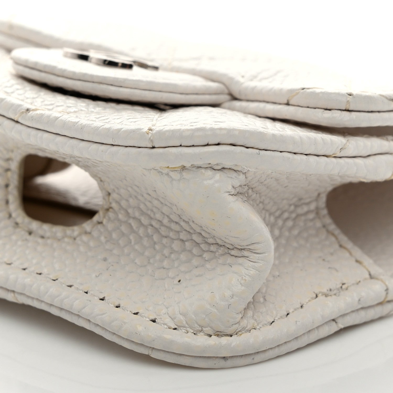 Chanel Caviar Quilted Airpods Pro Case White 10 of 10