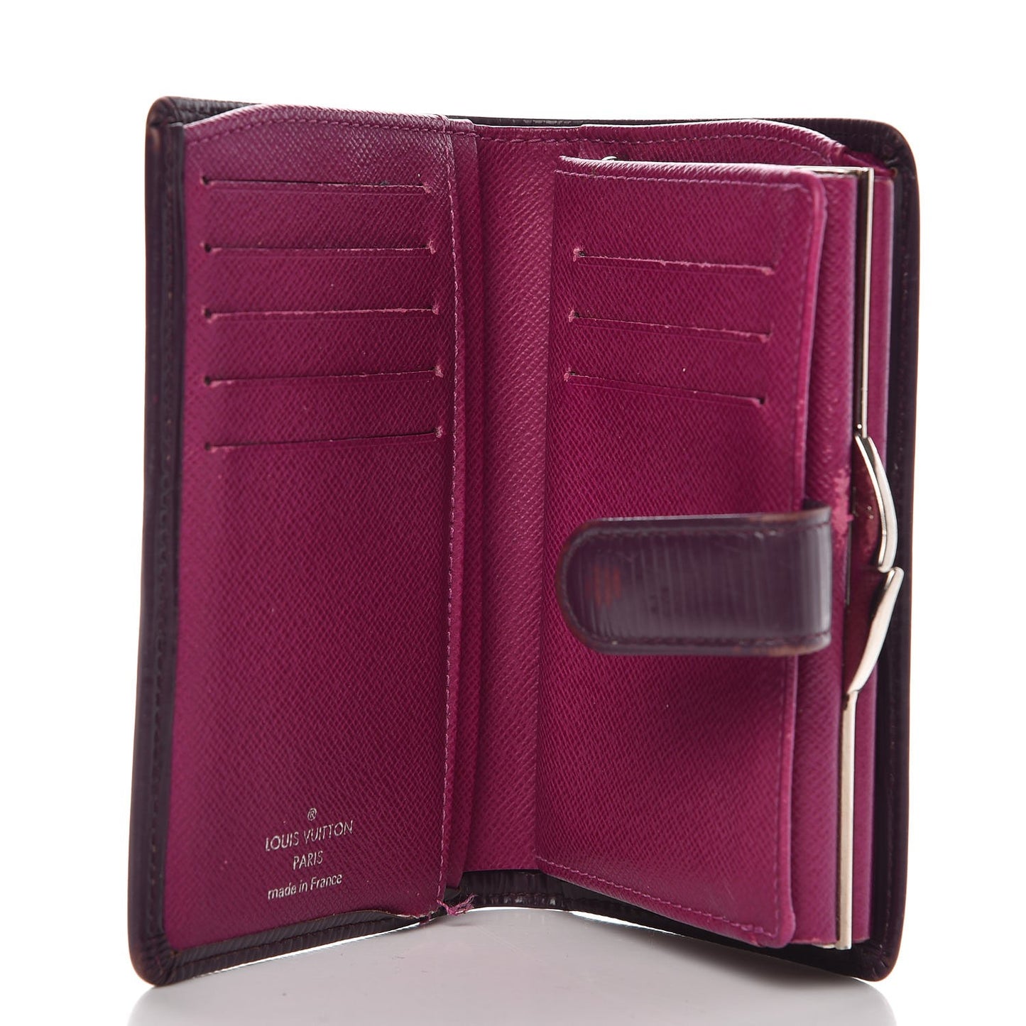 Epi French Purse Wallet Cassis