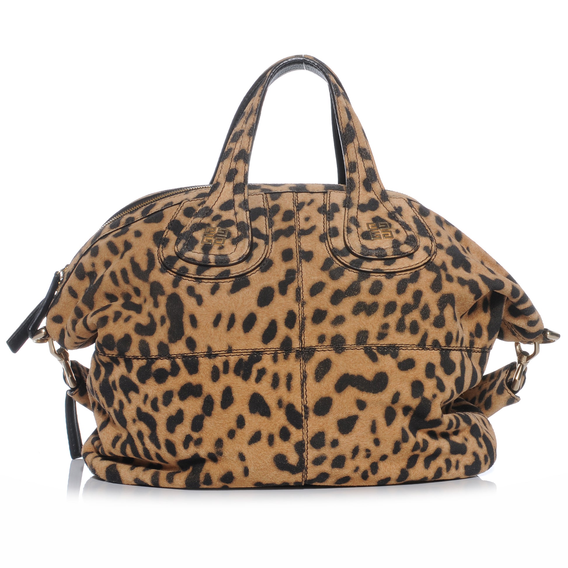Givenchy Calfskin Leopard Print Medium Nightingale 1 of 9