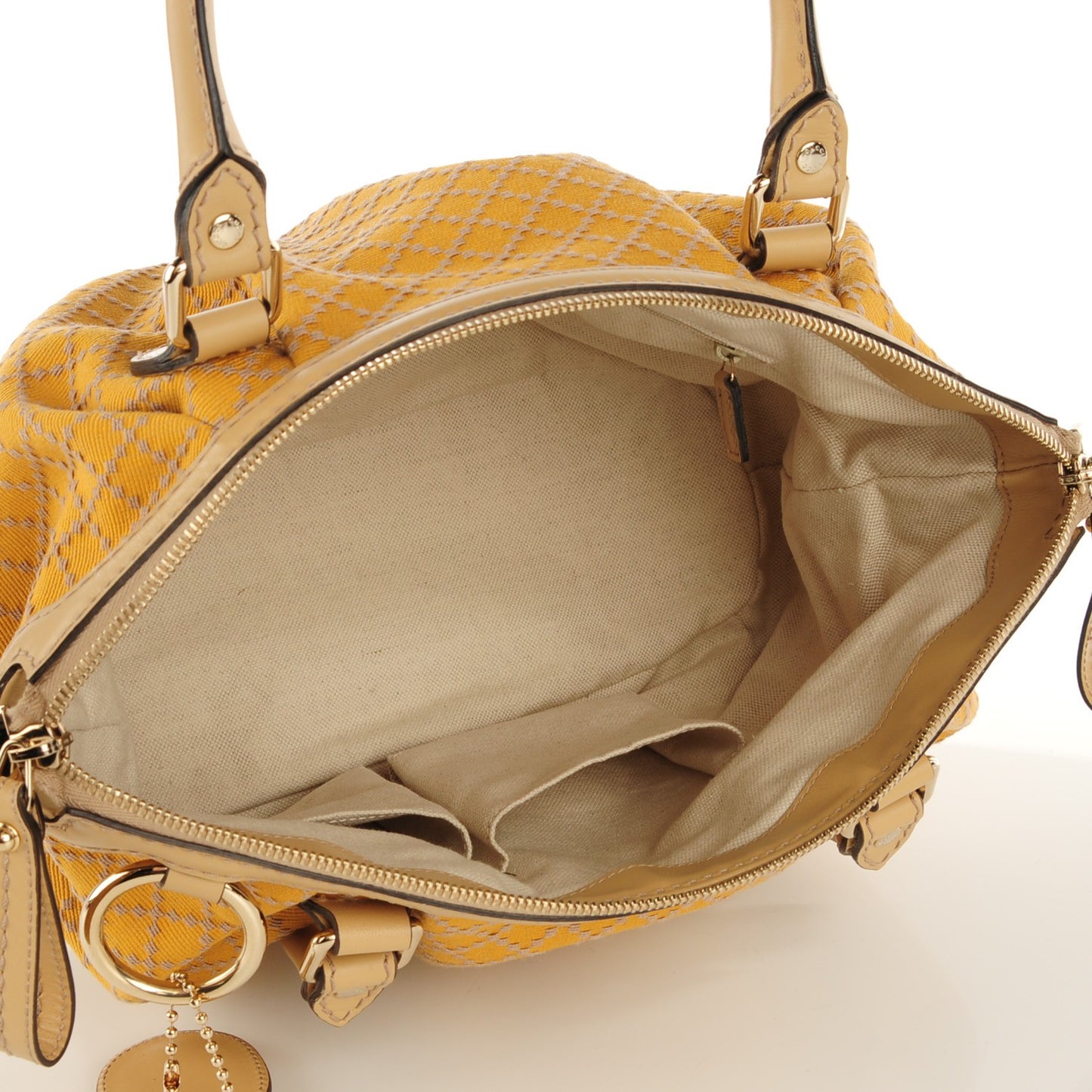 Diamante Medium Top Handle Sukey Yellow