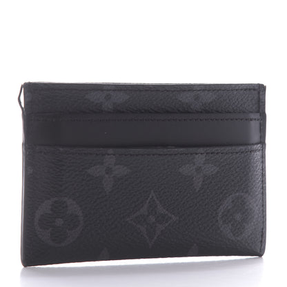 Louis Vuitton Monogram Eclipse Porte-Cartes Double Card Holder 3 of 13
