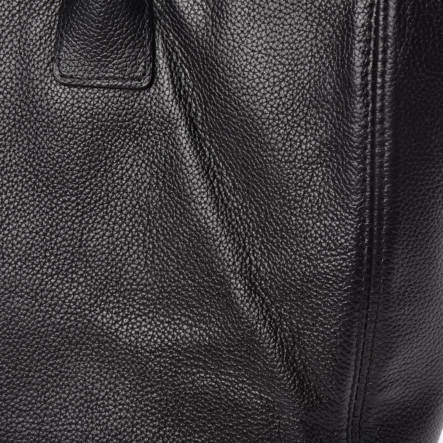 Chanel Calfskin Cerf Executive Shopper Tote Black 17 of 21