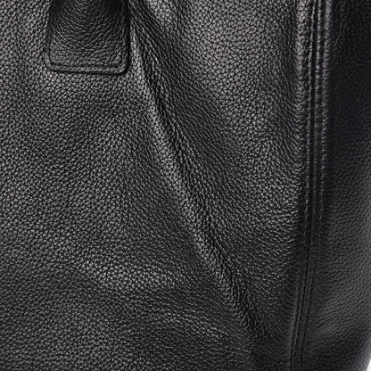 Chanel Calfskin Cerf Executive Shopper Tote Black 17 of 21