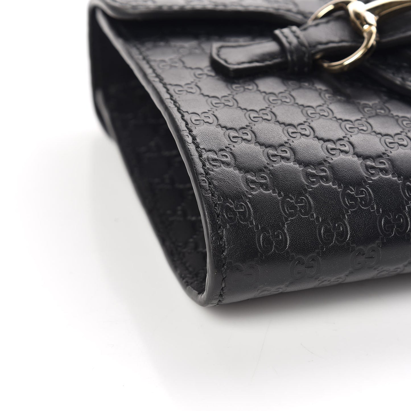 Microguccissima Mini Emily Shoulder Bag Black